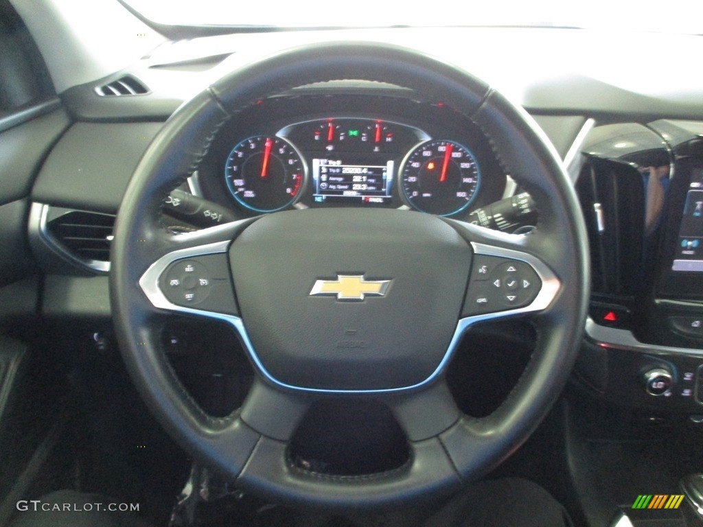 2019 Traverse LT - Black Current Metallic / Jet Black photo #30