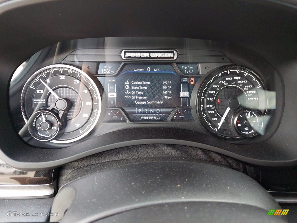 2021 Ram 2500 Power Wagon Crew Cab 4x4 Gauges Photo #142652080