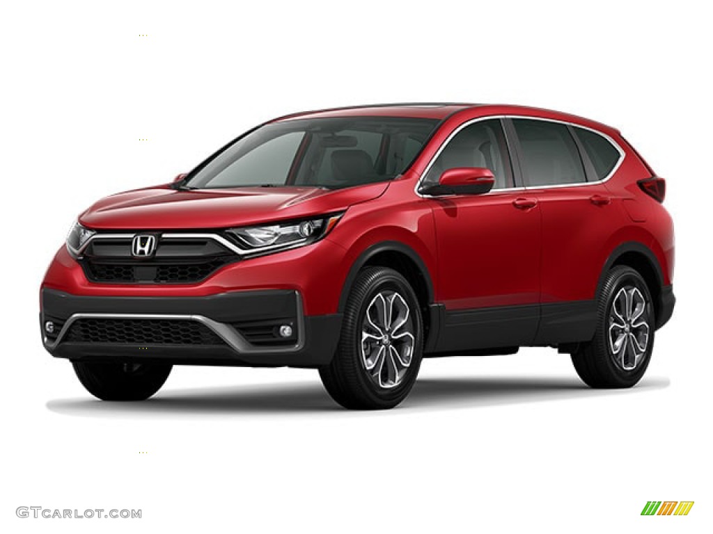 2021 CR-V EX - Radiant Red Metallic / Gray photo #39