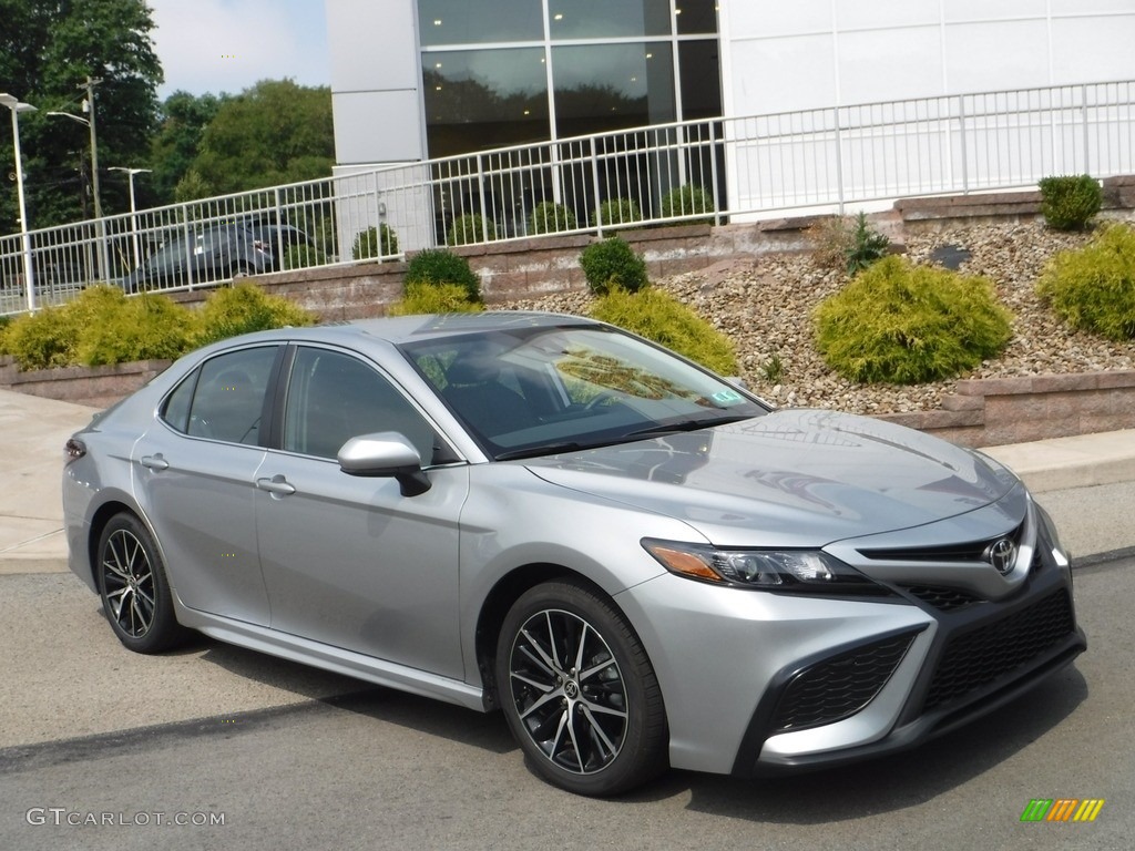 Celestial Silver Metallic 2021 Toyota Camry SE Exterior Photo #142652743