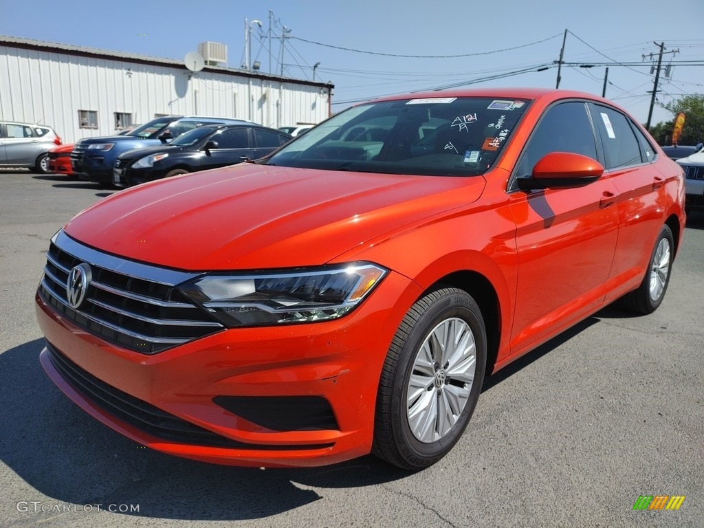 Habanero Orange 2019 Volkswagen Jetta S Exterior Photo #142655498