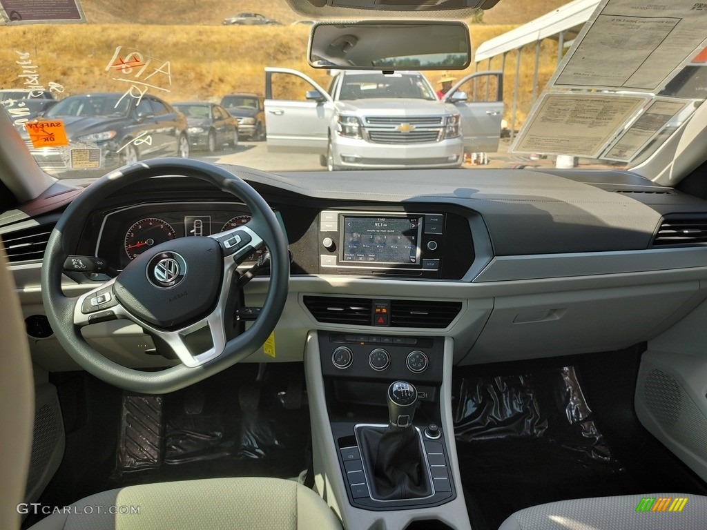2019 Jetta S - Habanero Orange / Storm Gray photo #7