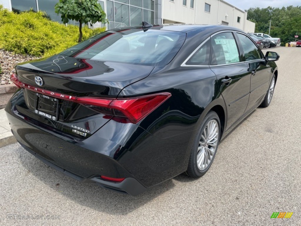 2021 Avalon Hybrid Limited - Midnight Black Metallic / Black photo #9