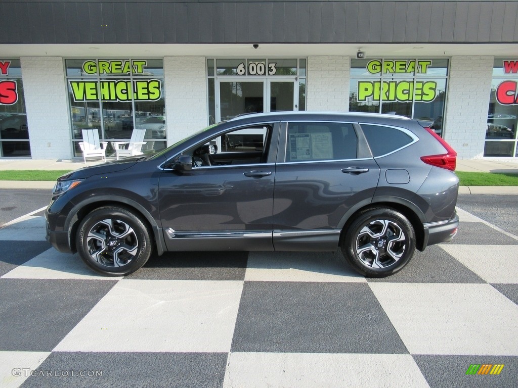 2018 CR-V Touring - Gunmetal Metallic / Gray photo #1