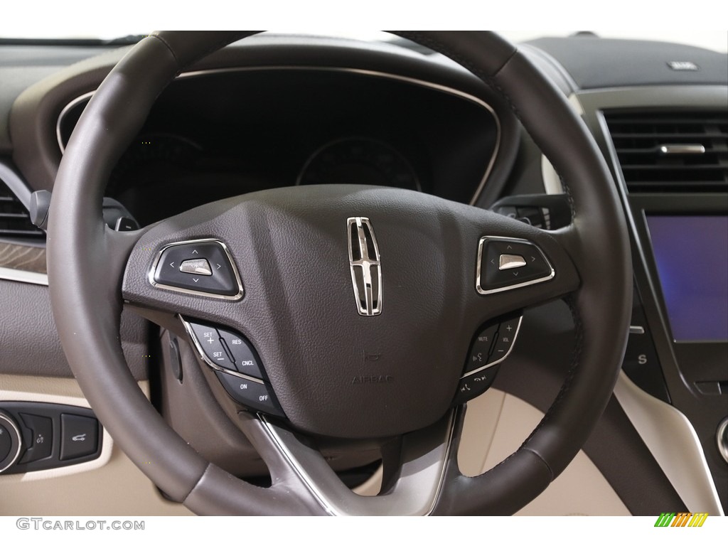 2019 Lincoln MKC Reserve AWD Cappuccino Steering Wheel Photo #142656044