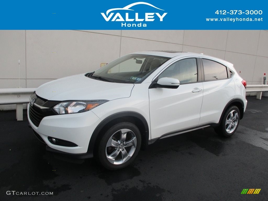 2016 HR-V EX AWD - White Orchid Pearl / Gray photo #1