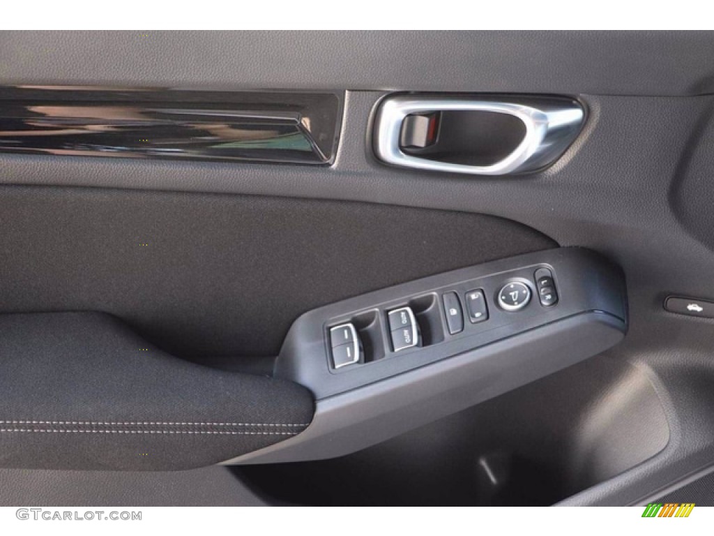 2022 Honda Civic EX Sedan Black Door Panel Photo #142657295