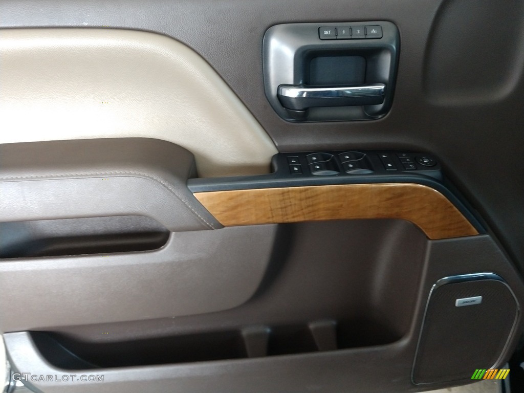 2016 Chevrolet Silverado 1500 LTZ Crew Cab 4x4 Cocoa/Dune Door Panel Photo #142657589