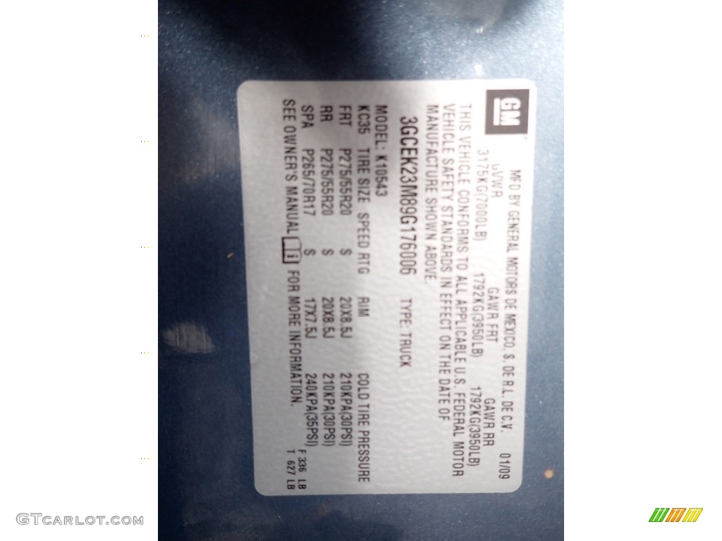 2009 Silverado 1500 LT Crew Cab 4x4 - Graystone Metallic / Ebony photo #27