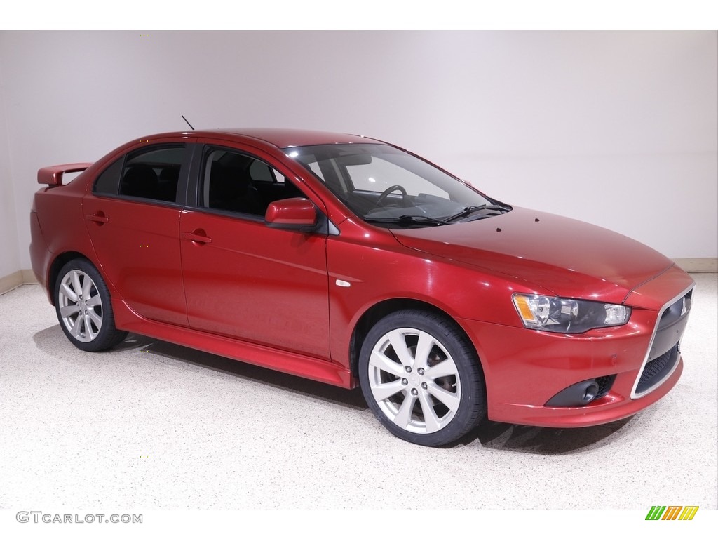 Rally Red 2014 Mitsubishi Lancer GT Exterior Photo #142661375