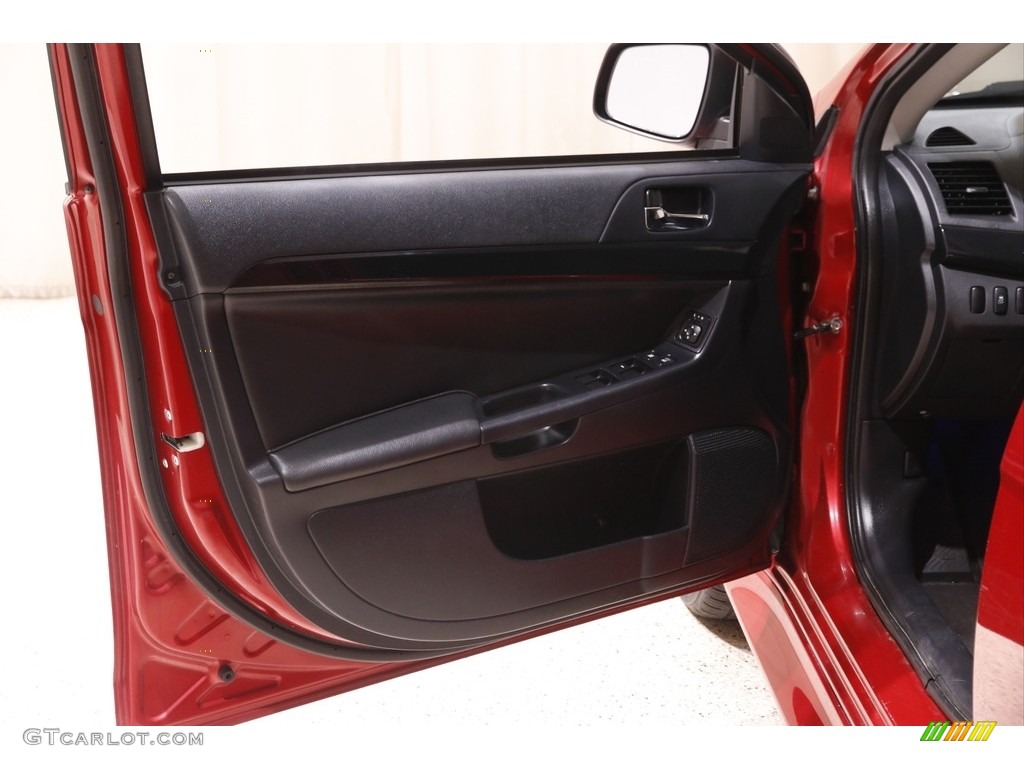 2014 Mitsubishi Lancer GT Black Door Panel Photo #142661409