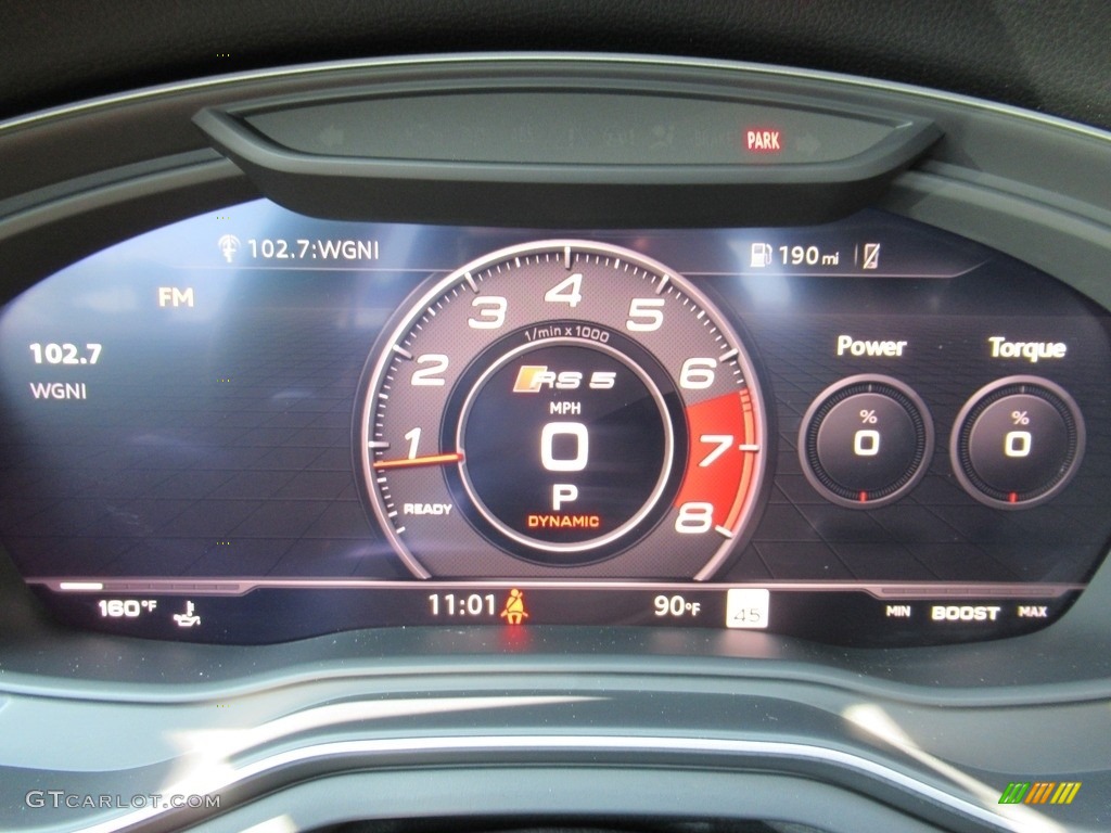 2019 Audi RS 5 Sportback 2.9T quattro Gauges Photo #142662095