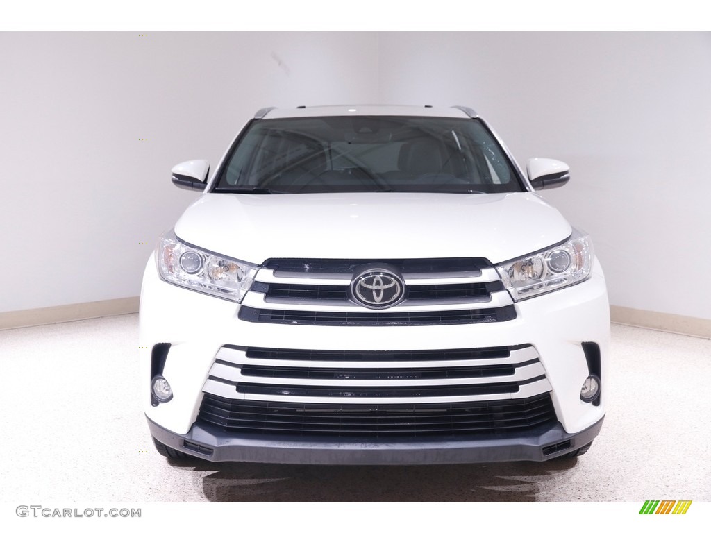 2019 Highlander XLE AWD - Blizzard Pearl White / Black photo #2