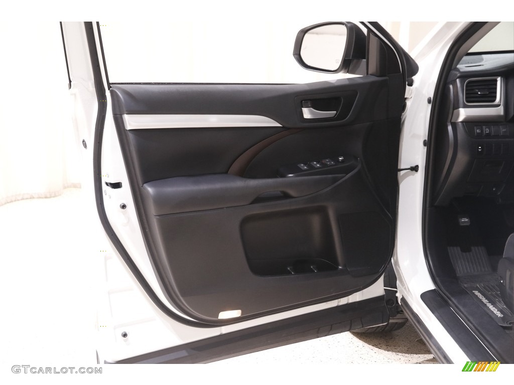 2019 Highlander XLE AWD - Blizzard Pearl White / Black photo #4
