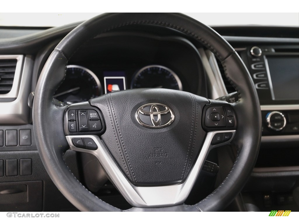 2019 Highlander XLE AWD - Blizzard Pearl White / Black photo #7
