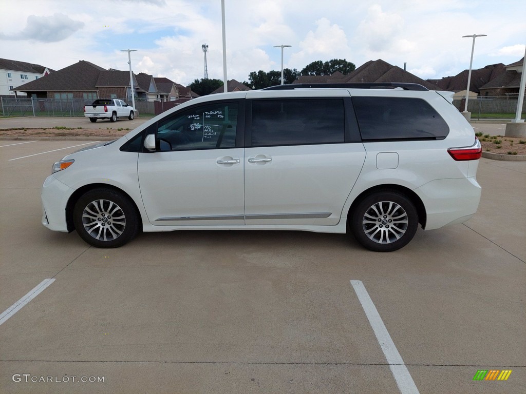 2020 Sienna XLE - Blizzard White Pearl / Ash photo #4