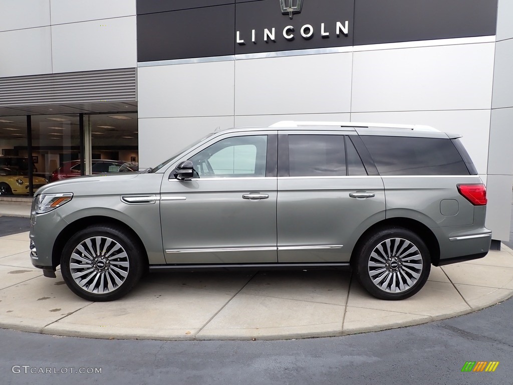 2019 Navigator Reserve 4x4 - Silver Jade Metallic / Ebony photo #2