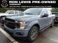 2019 Abyss Gray Ford F150 XLT Sport SuperCrew 4x4  photo #1