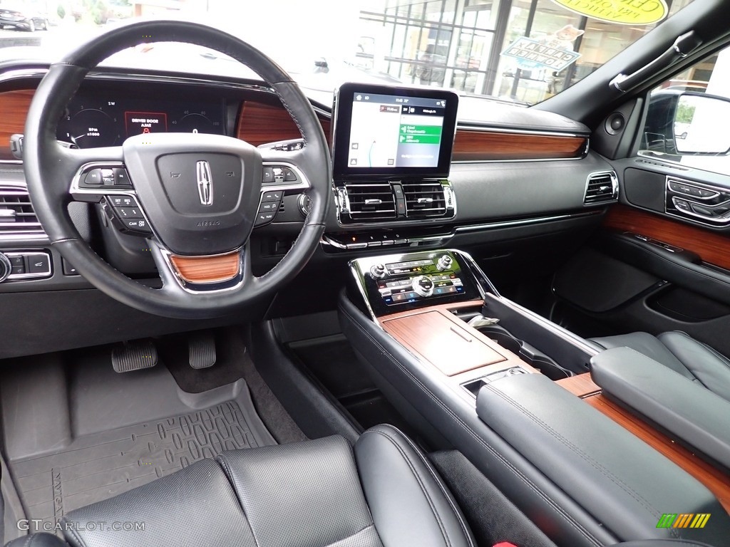 Ebony Interior 2019 Lincoln Navigator Reserve 4x4 Photo #142663189