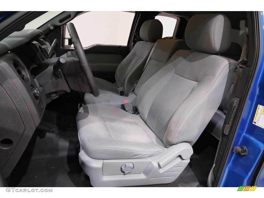 2013 F150 STX SuperCab 4x4 - Blue Flame Metallic / Steel Gray photo #5