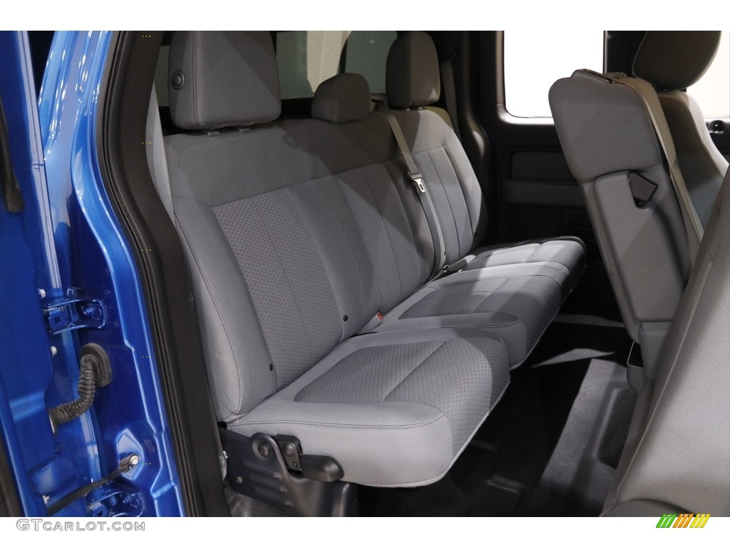 2013 F150 STX SuperCab 4x4 - Blue Flame Metallic / Steel Gray photo #16