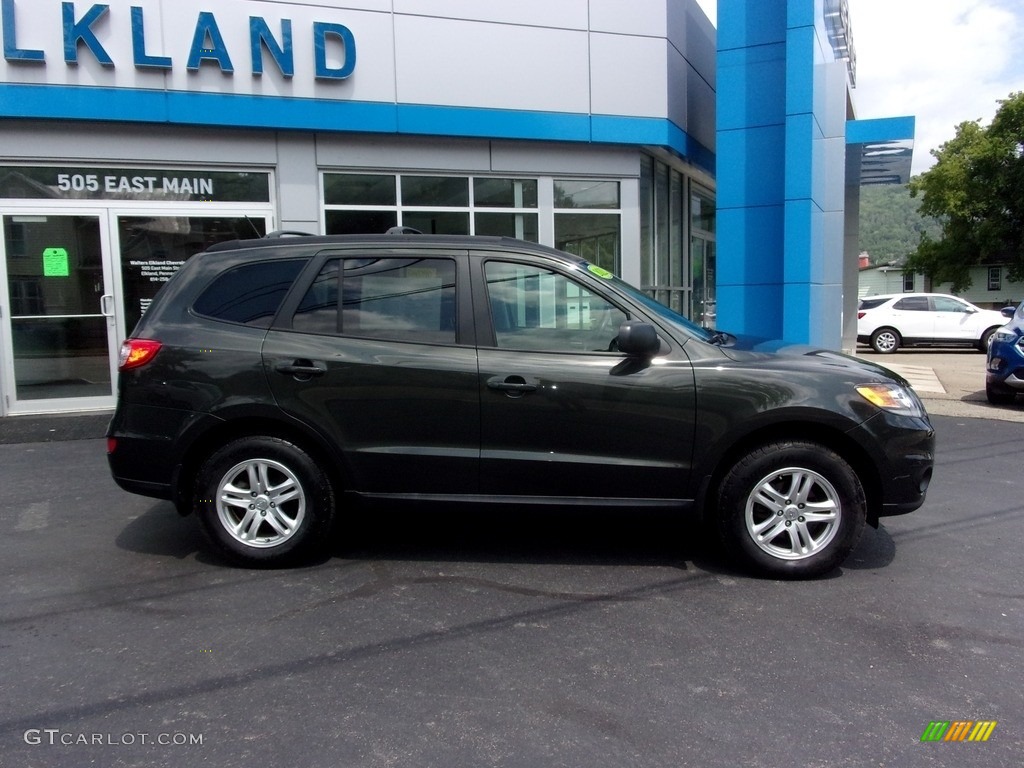 2012 Santa Fe GLS - Black Forest Green / Beige photo #2
