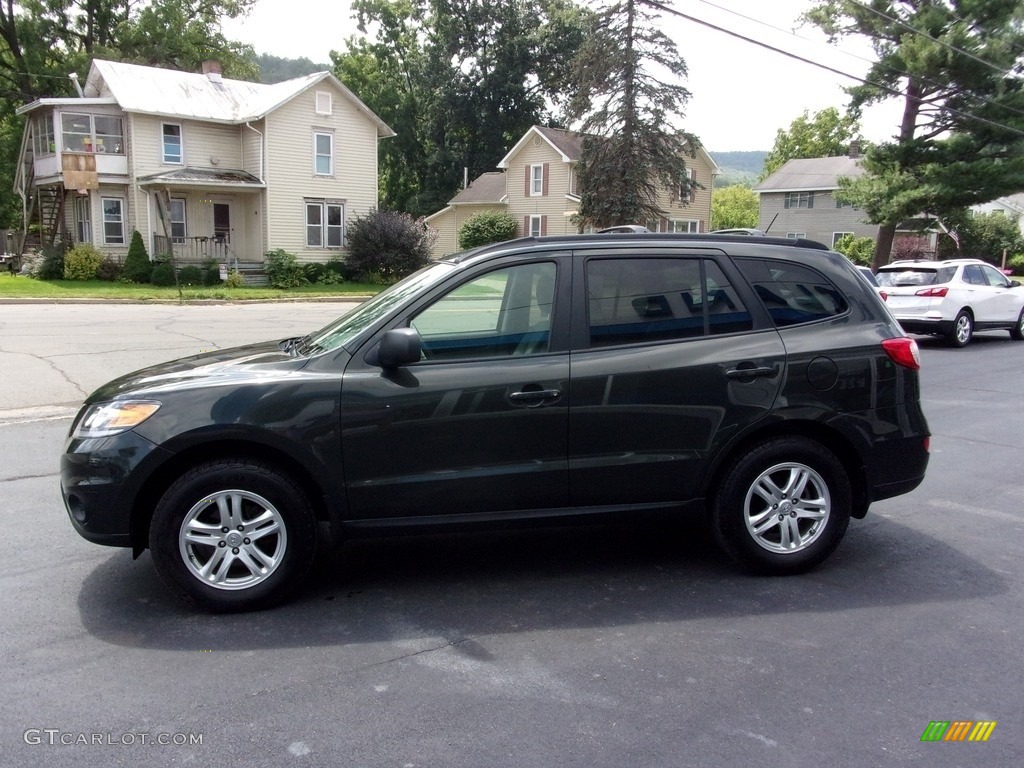 2012 Santa Fe GLS - Black Forest Green / Beige photo #6