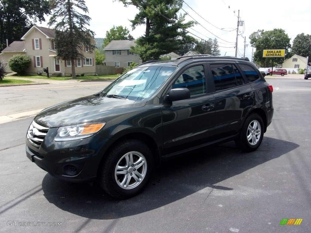 2012 Santa Fe GLS - Black Forest Green / Beige photo #7