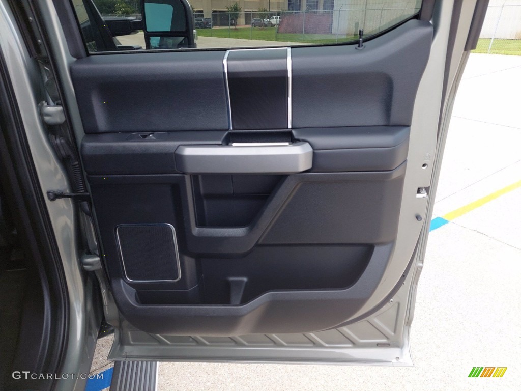 2019 Ford F250 Super Duty Platinum Crew Cab 4x4 Black Door Panel Photo #142665061