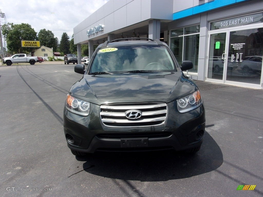 2012 Santa Fe GLS - Black Forest Green / Beige photo #8