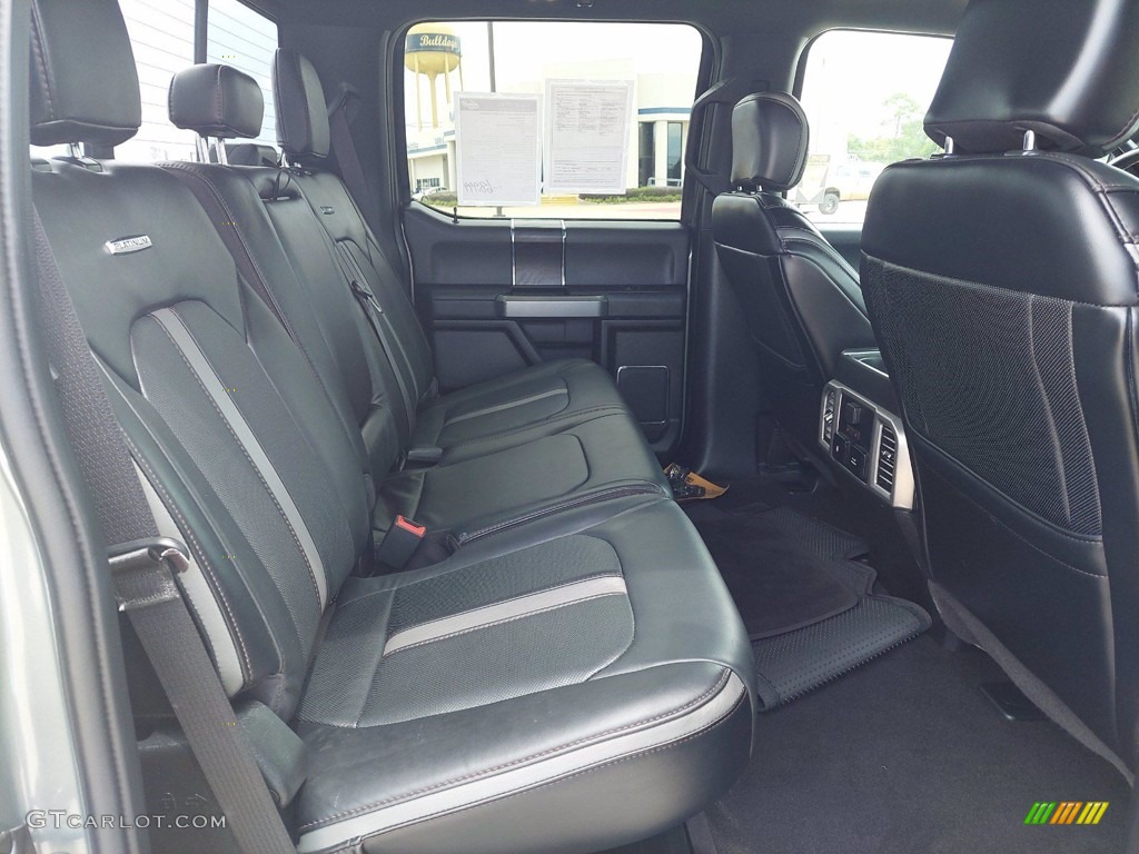 Black Interior 2019 Ford F250 Super Duty Platinum Crew Cab 4x4 Photo #142665082