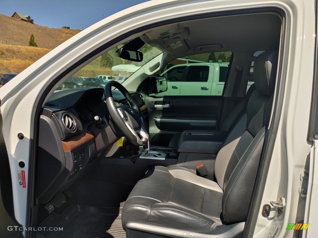 2018 Tundra Limited CrewMax 4x4 - Super White / Black photo #6