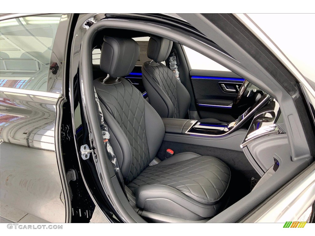 Black Interior 2021 Mercedes-Benz S 580 4Matic Sedan Photo #142666396