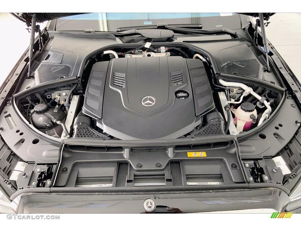2021 Mercedes-Benz S 580 4Matic Sedan 4.0 Liter DI biturbo DOHC 32-Valve VVT V8 Engine Photo #142666507
