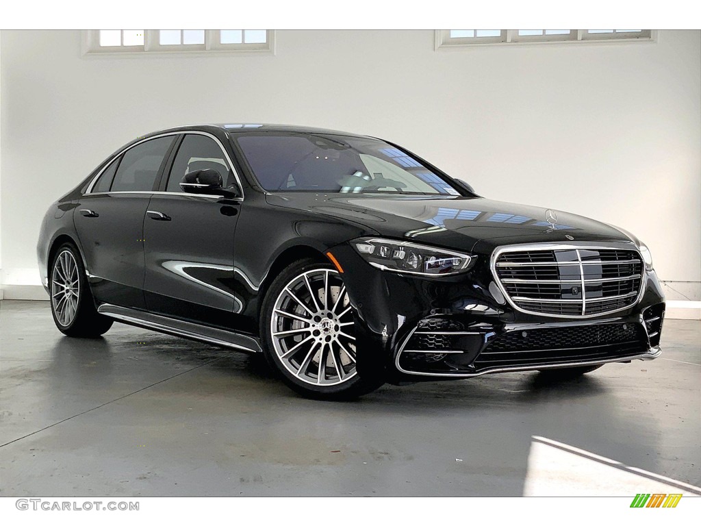 Black 2021 Mercedes-Benz S 580 4Matic Sedan Exterior Photo #142666591
