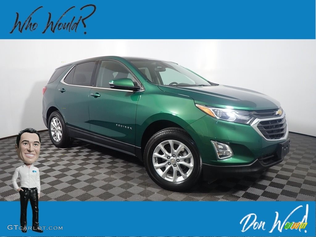 2019 Equinox LT AWD - Ivy Green Metallic / Jet Black photo #2