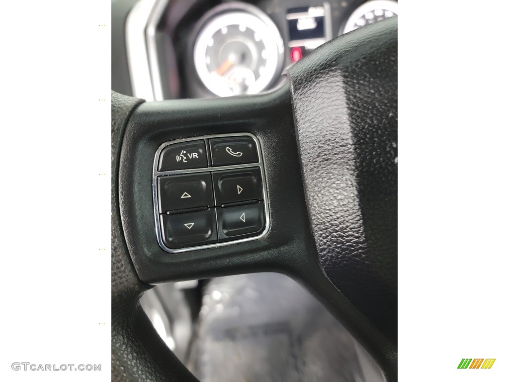 2018 1500 Tradesman Quad Cab 4x4 - Bright Silver Metallic / Black/Diesel Gray photo #18