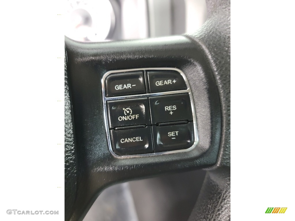 2018 1500 Tradesman Quad Cab 4x4 - Bright Silver Metallic / Black/Diesel Gray photo #19