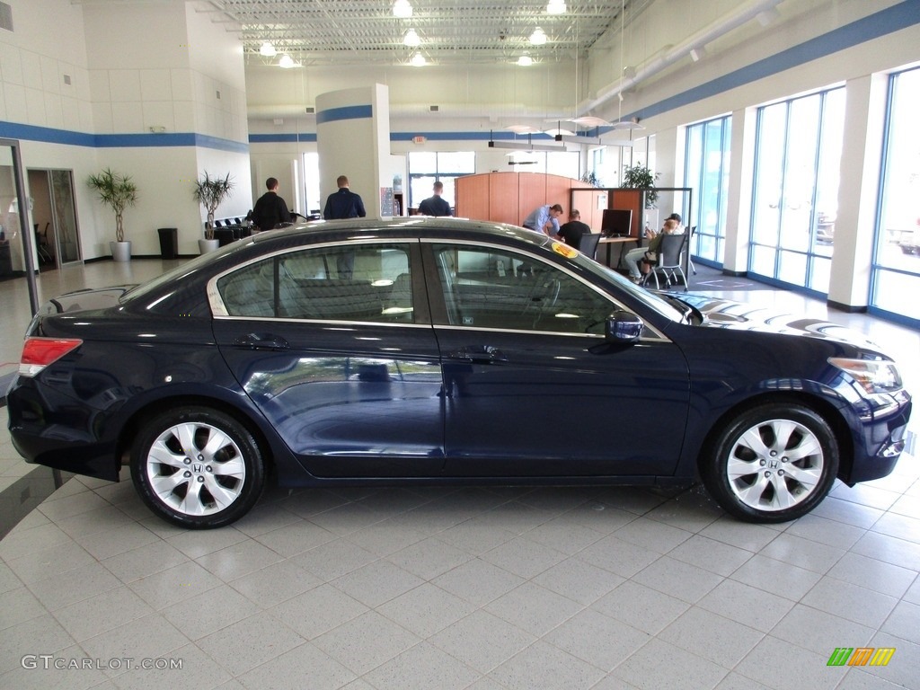 2009 Accord EX-L Sedan - Royal Blue Pearl / Gray photo #4