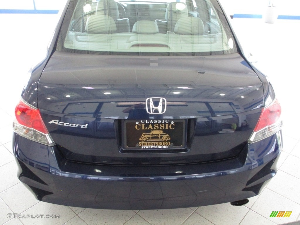 2009 Accord EX-L Sedan - Royal Blue Pearl / Gray photo #7