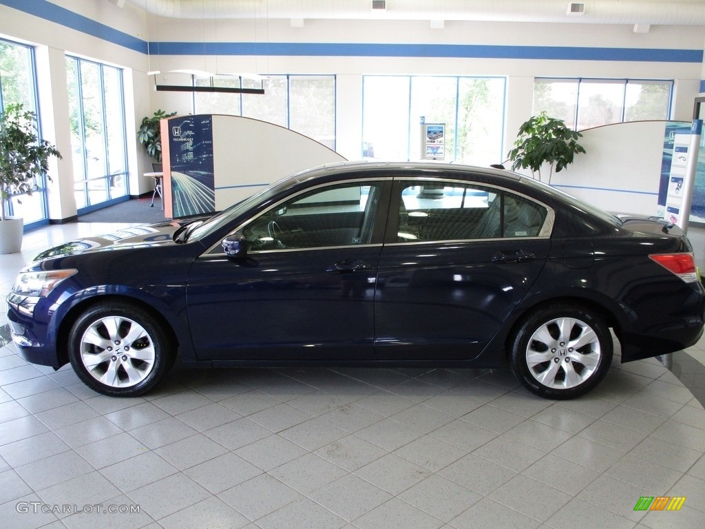 2009 Accord EX-L Sedan - Royal Blue Pearl / Gray photo #8