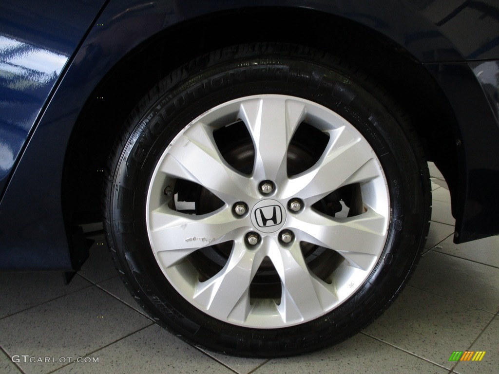 2009 Accord EX-L Sedan - Royal Blue Pearl / Gray photo #9
