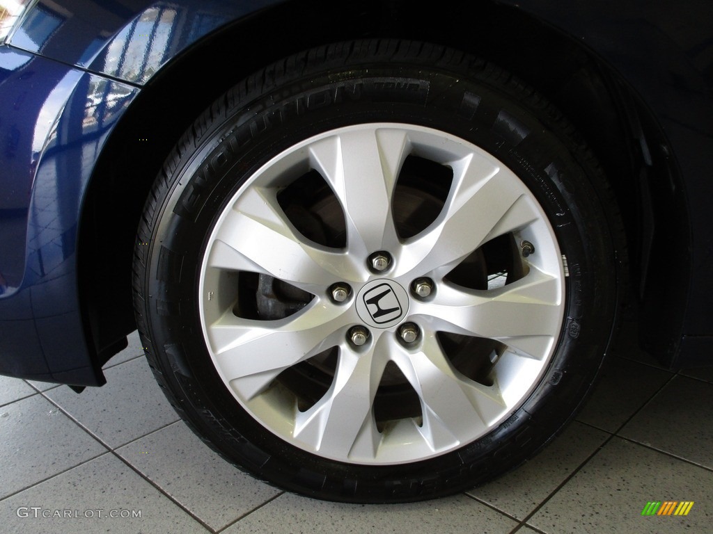 2009 Accord EX-L Sedan - Royal Blue Pearl / Gray photo #10