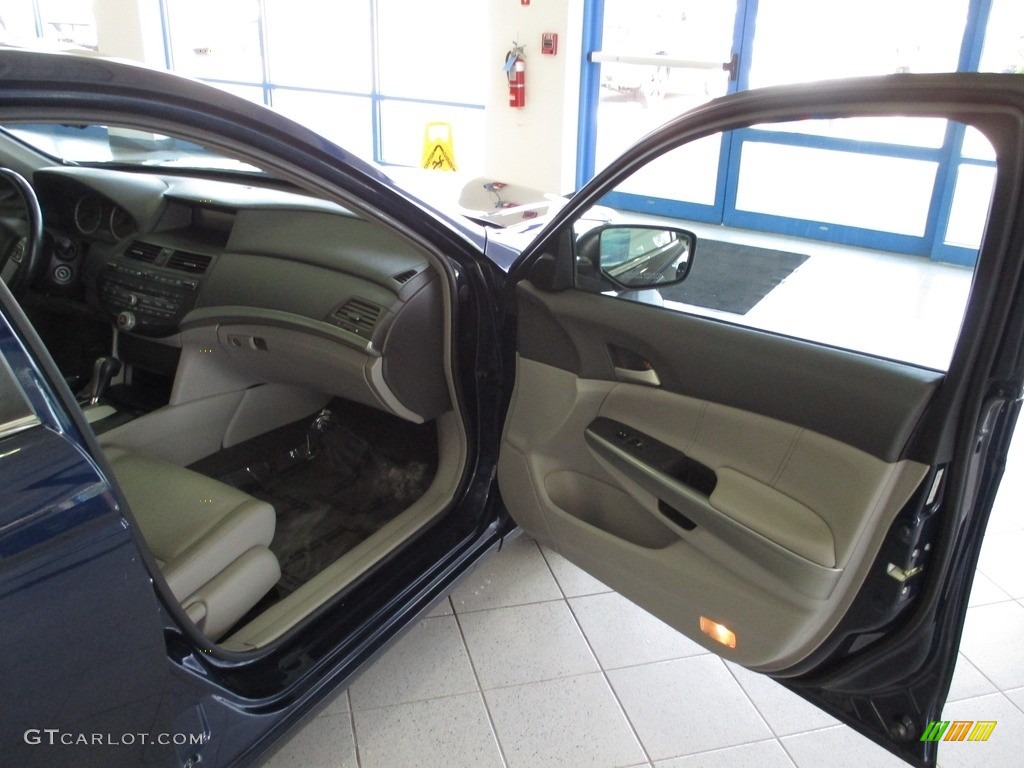 2009 Accord EX-L Sedan - Royal Blue Pearl / Gray photo #13