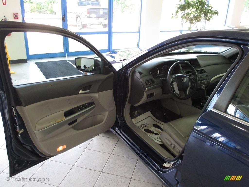 2009 Accord EX-L Sedan - Royal Blue Pearl / Gray photo #20