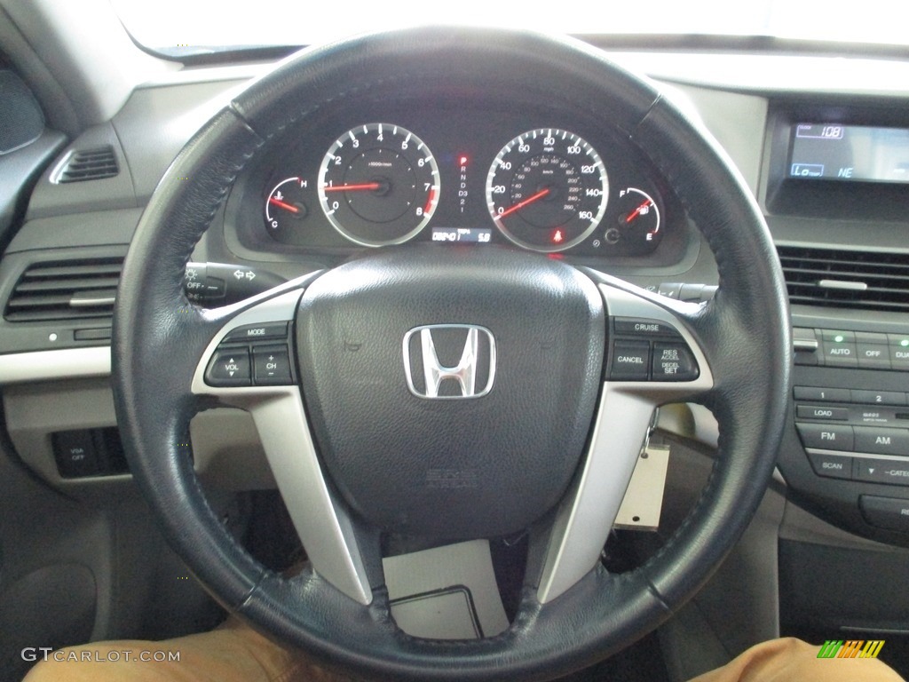 2009 Accord EX-L Sedan - Royal Blue Pearl / Gray photo #25