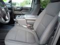 Jet Black Front Seat Photo for 2021 Chevrolet Silverado 1500 #142670167