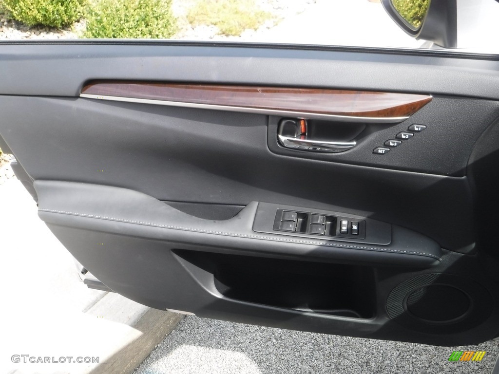 2015 Lexus ES 350 Sedan Black Door Panel Photo #142670179