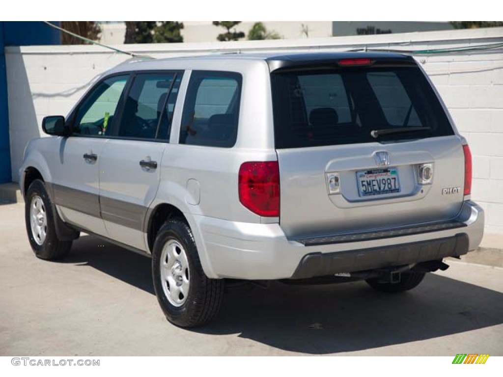 2005 Pilot LX 4WD - Billet Silver Metallic / Gray photo #2
