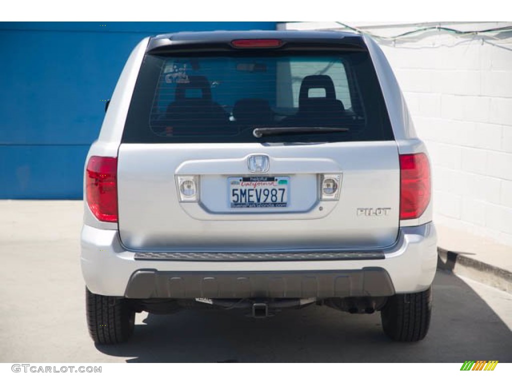 2005 Pilot LX 4WD - Billet Silver Metallic / Gray photo #11